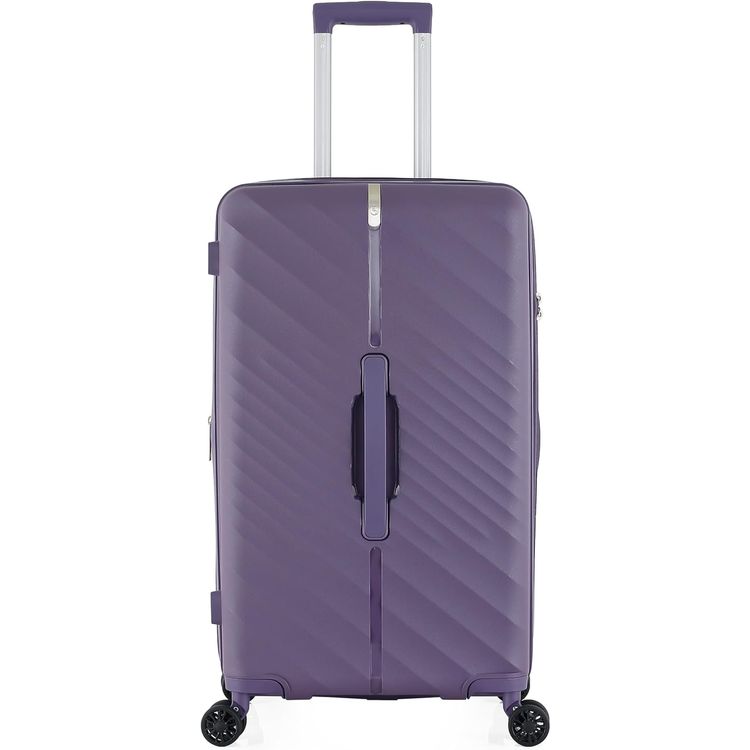 H.T Luggage Bag, Hard Case Polypropylene (PP) Material - Medium/Purple