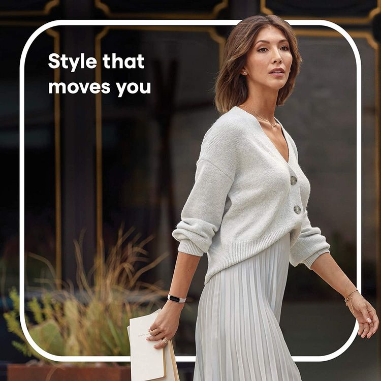 Fitbit Luxe Fitness & Wellness Wristband Tracker with Stress Management, Sleep Tools, Fitness & Activity, Health Metric Dashboards, Jewelry Design with 5-Day Battery Life