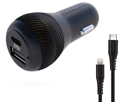 Powerology Dual Port Car Charger