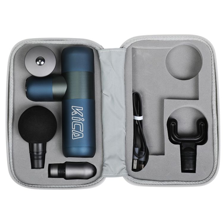 Kica K2 Compact & Stylish Portable Massager with Magnetic Massage Head, 18 Hours Working Time, Up to 3800 RPM, Compact & Portable, Intelligent Protection - Blue