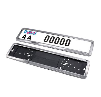 Car License Plate Frame Holder – Big Chrome
