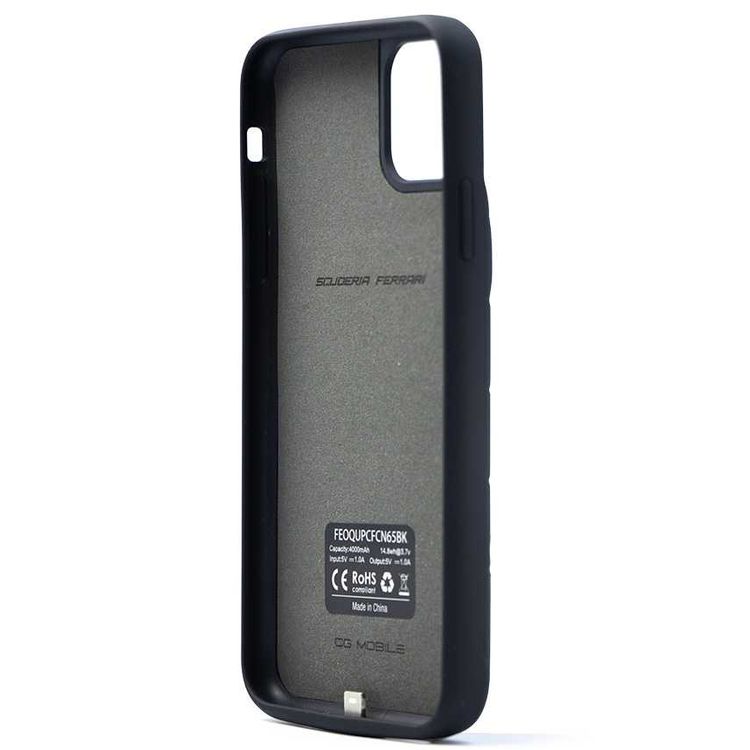 Ferrari Off Track Full Cover Power Case 4000mAh for iPhone 11 Pro Max, Officially Licensed, Shock Resistant, Scratches Resistant