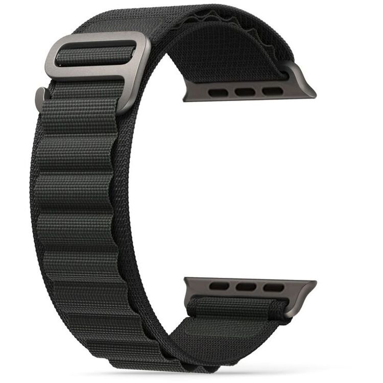 HYPHEN Watch Strap Nylon Loop for Apple Ultra (Medium) - Black