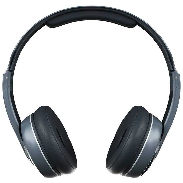 Skullcandy Cassette Wireless Bluetooth On-Ear Headphones with Microphone, Call, Track & Volume Control, 22-hours Battery Life, Flat-Folding & Collapsible Headset, Durable Metal