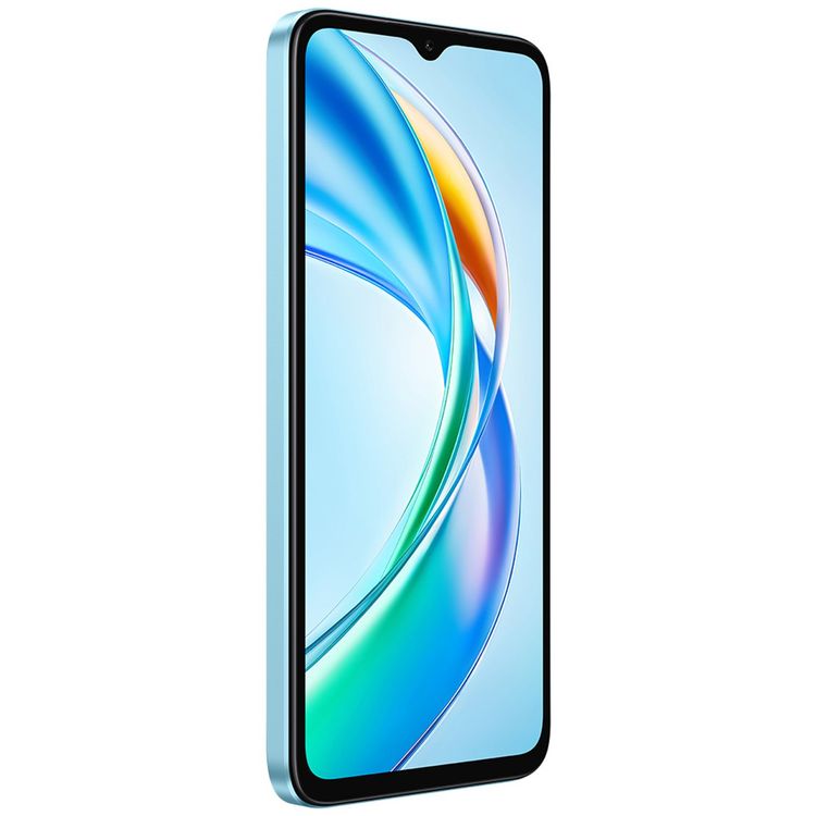 هاتف هواوي هونور X5b بلس إصدار TRA، 6.56 بوصة، 4 جيجابايت رام، 64 جيجابايت تخزين، 50 ميجابكسل، ثنائي الشريحة، أندرويد 14، GSM، HSPA، LTE - أزرق محيطي