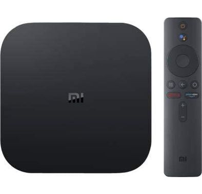 شاومي MI TV BOX 4K، أحدث إصدار ذكي 4K الترا اتش دي مشغل وسائط ذكي ، مدعوم من Android Ver 9.0، Global- أسود