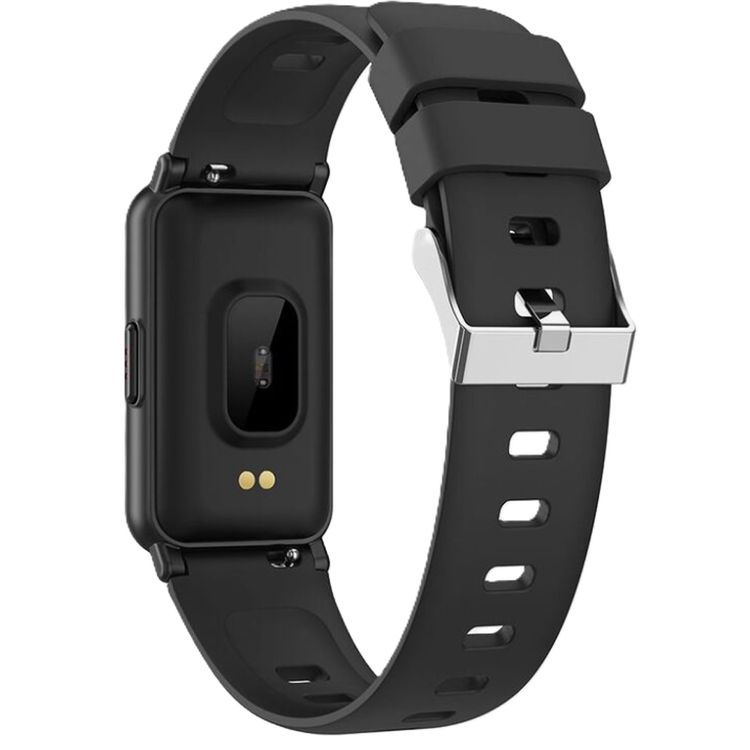 Swiss Military Rhine Smart Watch 1.45” IPS Display, 10 Days Battey Life, English & Arabic Supported, iOS 11 & Android 5, Waterproof - Black