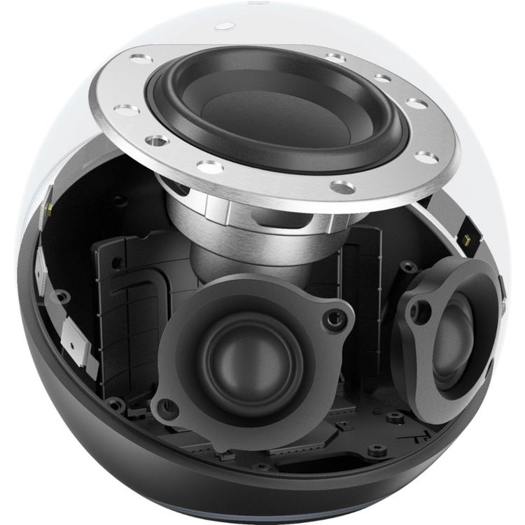 Amazon Echo 4th Gen Spherical Design with Rich Sound, Smart Home - Glacier White