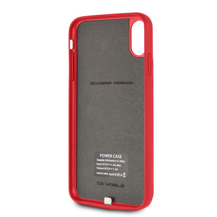 Ferrari Off Track Full Cover Power Case 4000mAh for iPhone 11 Pro Max, Officially Licensed, Shock Resistant, Scratches Resistant