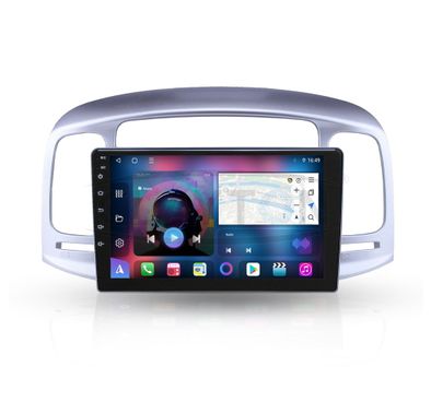 نظام الوسائط المتعددة Clayton Android، هيونداي أكسنت 2005-2011، 4 جيجا، 64 جيجا - فضي