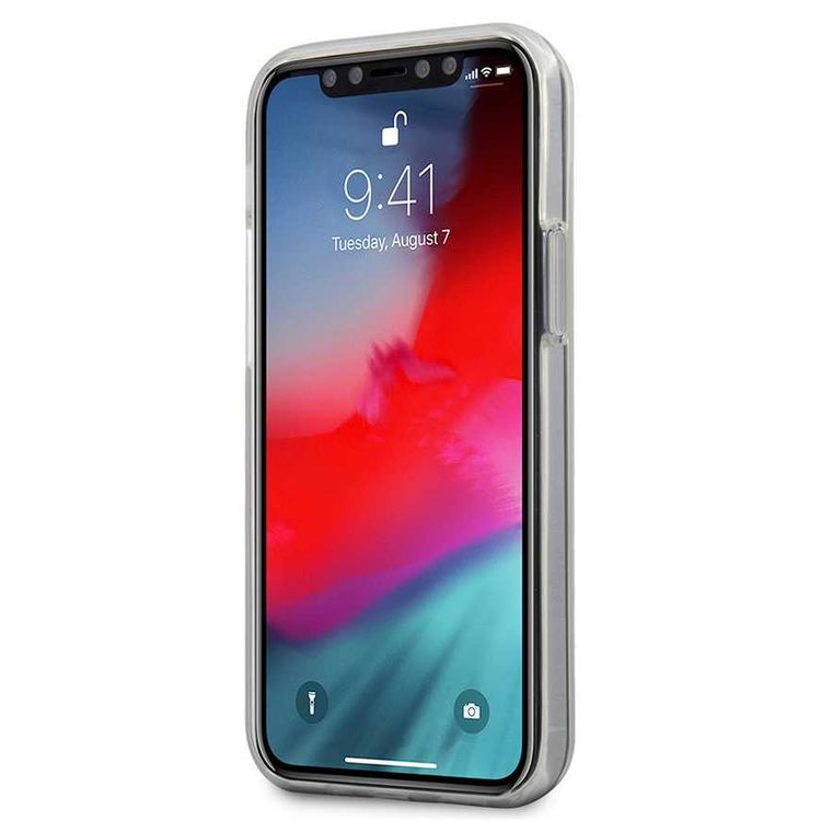 CG MOBILE Mercedes-Benz Transparent Phone Case Embossed 2 Compatible for iPhone 12 Mini (5.4 ) Officially Licensed - Clear