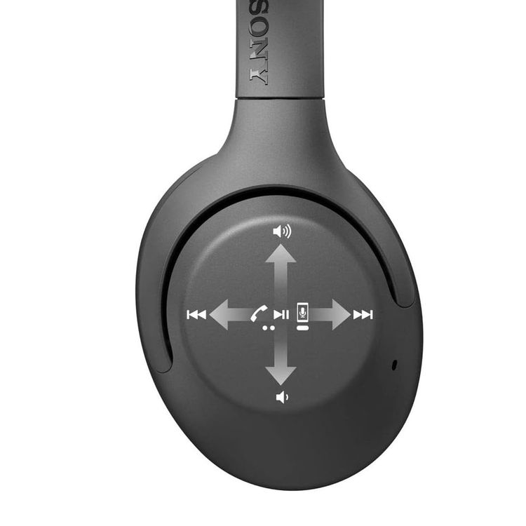 Sony Bluetooth Over-Ear Headphone with Noise Cancellation - Black