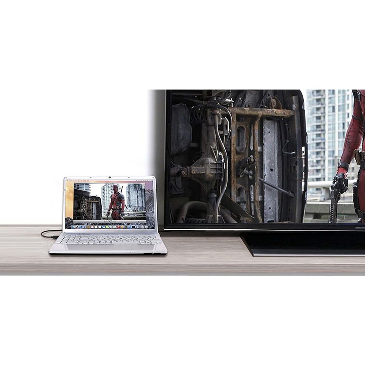 بيلكين كابل HDMI عالي السرعة 2متر يدعم عالي الدقة 1080بيكسل مع إيثرنت 10.2 جيجابت في الثانية ، دقة سينما 4ك، متوافق مع ثلاثي الابعاد ، قناة إرجاع الصوت - أسود