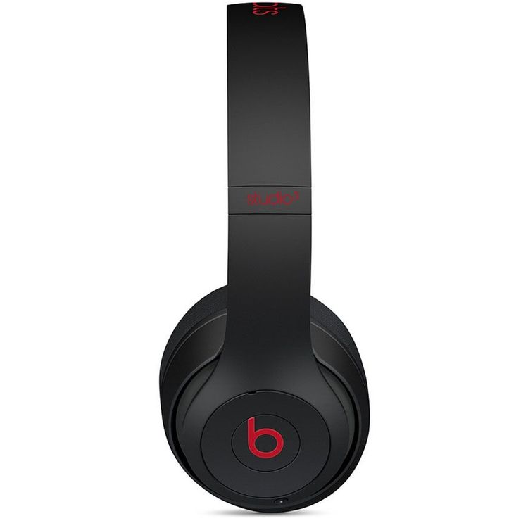Beats Studio 3 Wireless Headphone A1914-DRD Studio 3 Wireless Headphone Sky line Collection, Active Noise Cancelling - Black / Red