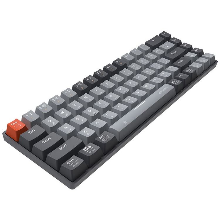 Wireless Keyboard Porodo PD-MCOKB-GY Wireless Keyboard English / Arabic - Gray