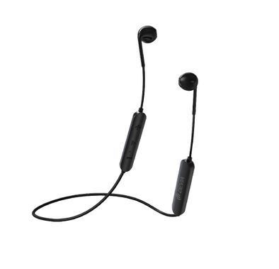 Devia Smart Series Sport Wireless Earphones with Microphone, Call, Track, & Volume Control -  Immersive Sound - Ergonomic & Lightweight Design In-Ear Bluetooth Headset - Black