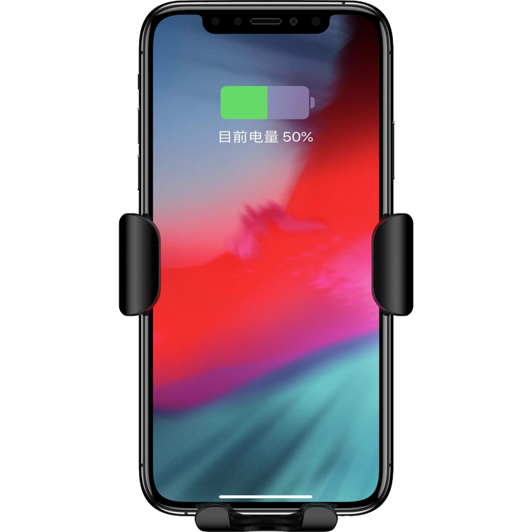 Devia Gravity Sensor Car Air Vent Wireless Charger Phone Holder (10W) - BK