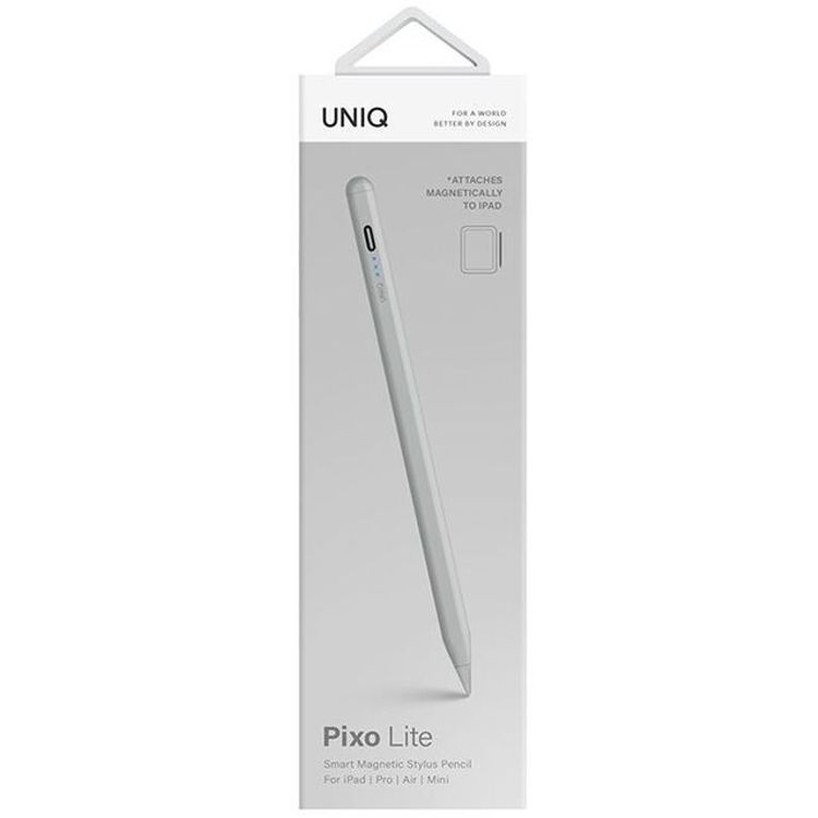 Uniq  Pixo Lite Magnetic Stylus for iPad | Chalk Gray