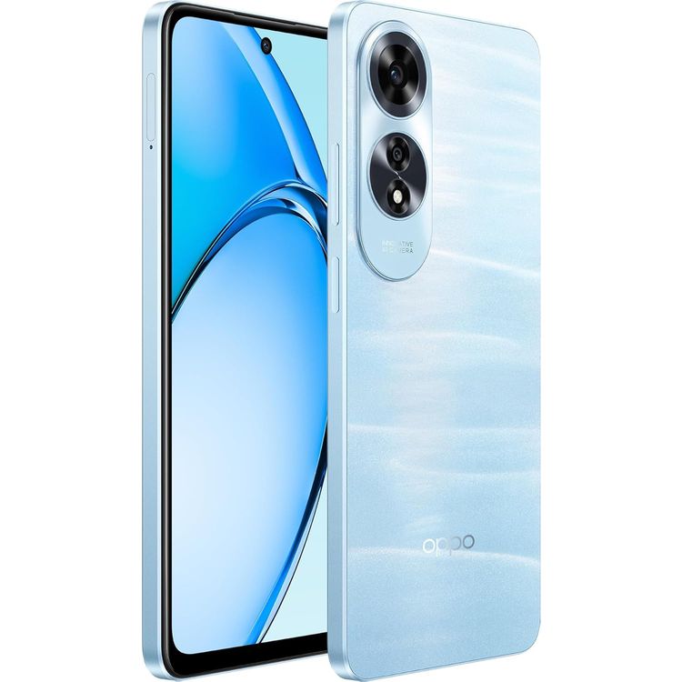 Oppo A60 4G TRA Version, 6.67", 8GB RAM, 256GB Storage, 50MP, Dual SIM, Android 14, GSM, HSPA, LTE - Ripple Blue