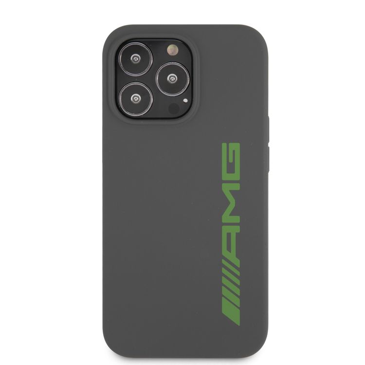 CG MOBILE AMG Liquid Silicone Case with Big Logo Compatible for iPhone 13 Pro (6.1") Easy Access to All Ports, Shock-Absorption, Anti-Scratch, & Drop Protection