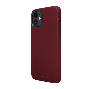 Viva Madrid Ferro Back Case Compatible for iPhone 12 Mini (5.4") Dirt Proof, Shock Resistant, Scratches Resistant, Easy Access to All Ports ( Cameras, Buttons and Speakers ) Protective Back Shield Cover - Maroon