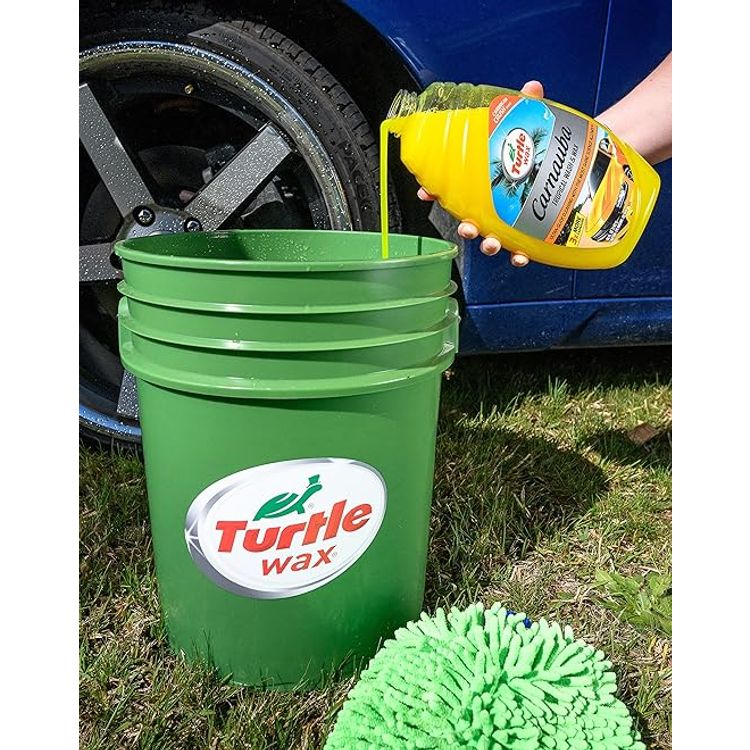 غسول وشمع كارناوبا تروبيكال من Turtle Wax، سعة 1.42 لتر - أصفر