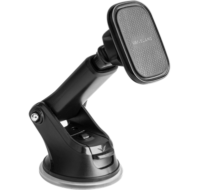 فيفا مدريد فان جارد لايف بلس 2 في 1 سناب ماونت ماجسيف حامل السيارة (حاجب الريح + حامل مغناطيسي للتكييف) مع محول تنفيس مكيف السيارة ، حامل هاتف السيارة متوافق مع جراب ماغسيف - أسود