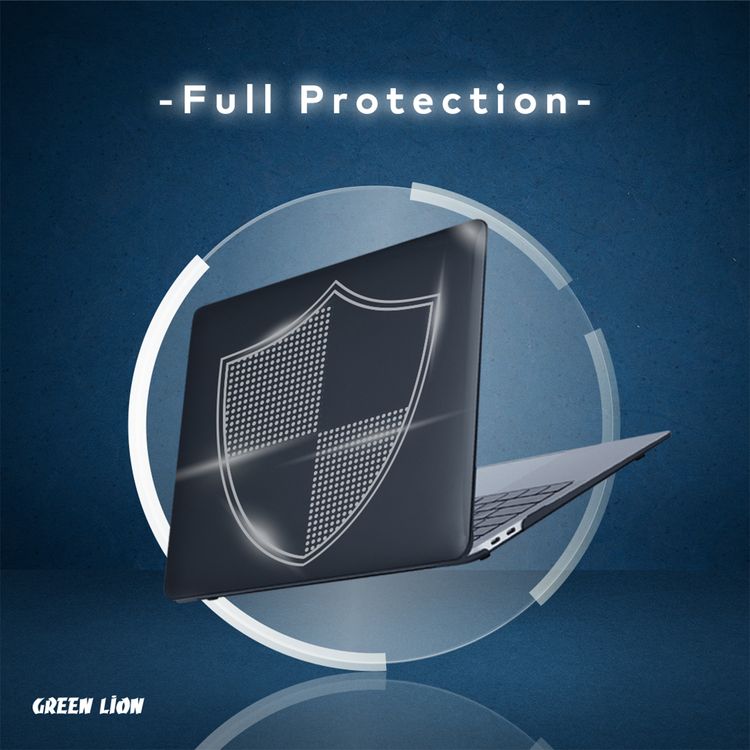 Green Lion Ultra-Slim Hard Shell Case 2.0mm for Macbook Air 13.6  2022 M2 - Clear