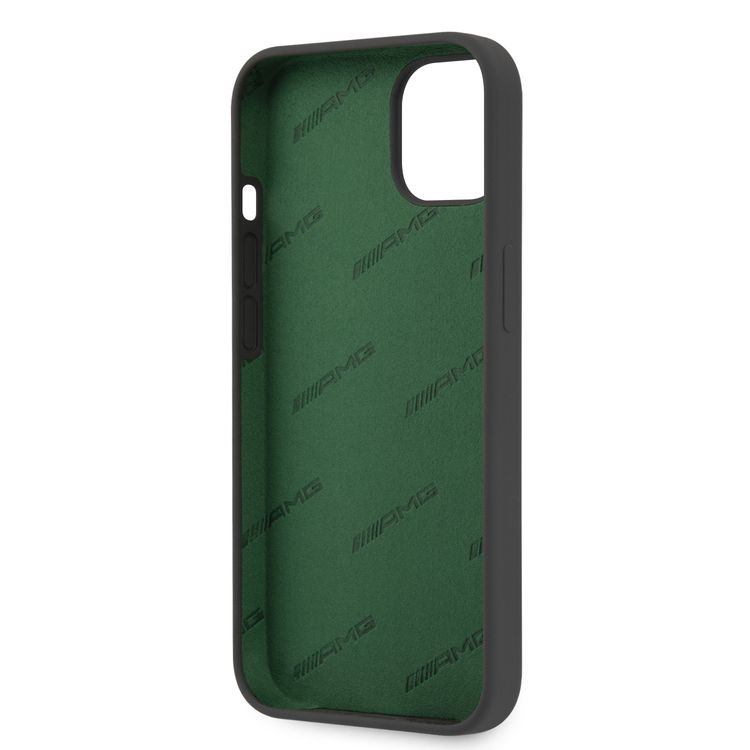 CG MOBILE AMG Liquid Silicone Case with Big Logo Compatible for iPhone 13 (6.1")  Easy Access to All Ports, Shock-Absorption, Anti-Scratch, & Drop Protection