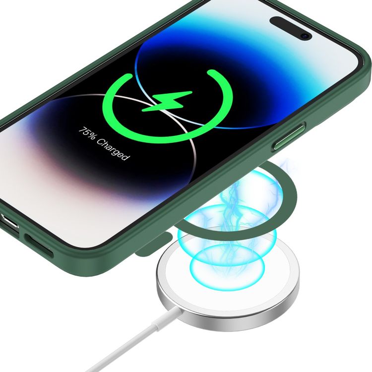 Green Lion Charles Magsafe Case for iPhone 14 Pro Max - Green