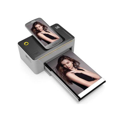 طابعة صور مع لايتنينغ مع محول تايب سي - أسود