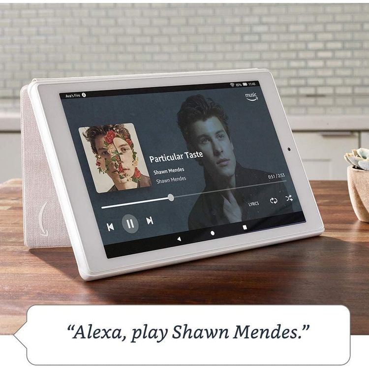 جهاز Amazon Fire HD 10 اللوحي الجديد الجيل التاسع (شاشة 10.1 بوصة بدقة 1080 بكسل عالية الدقة بالكامل) 32 جيجابايت