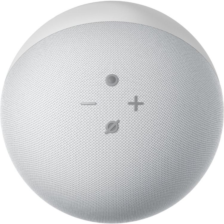 Amazon Echo 4th Gen Spherical Design with Rich Sound, Smart Home - Glacier White