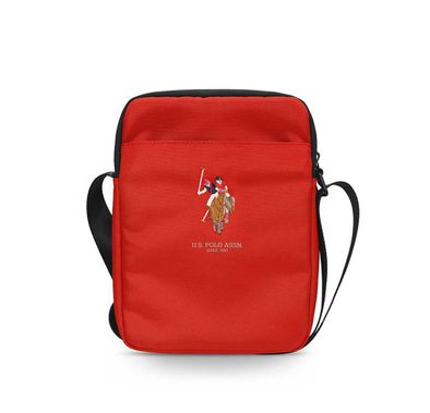 CG Mobile U.S.Polo Assn. Tablet Bag 10" with Adjustable Shoulder Strap, Easy for Carrying, Slim Lightweight Portable Storage Bag Suitable for Outdoor, Business, Office