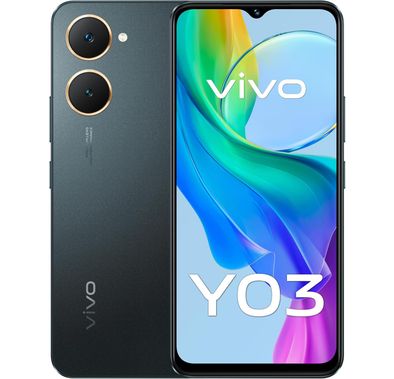 Xiaomi vivo Y03 4G TRA Version, 6.56", 4GB RAM, 128GB Storage, 13MP, Dual SIM, Android 14, GSM, HSPA, LTE - Space Black