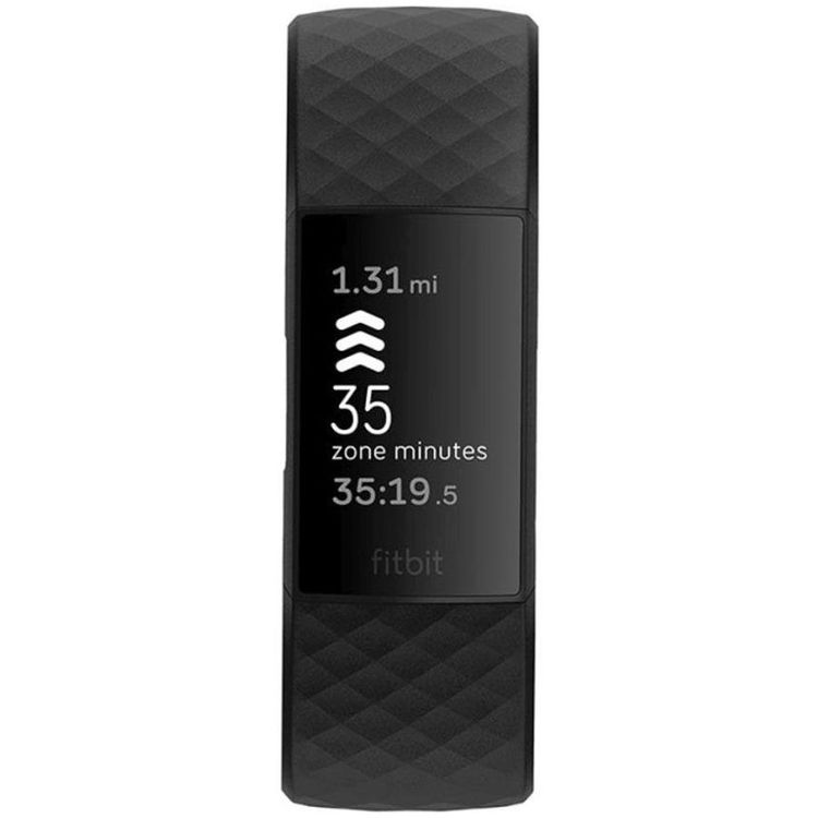 Fitbit Charge 4 Fitness Wristband with GPS ( NFC ) Health & Fitness Tracker, 24/7 Heart Rate & Sleep Tracking, Spotify Control, Up to 7-Day Battery Life, Secure Tap to Pay Smartwatch - Black/Black