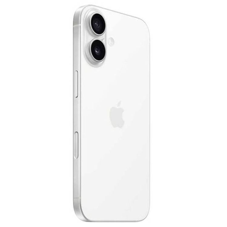 Apple iPhone 16 Plus with 128GB Capacity & Dual SIM, 6.7‑inch Screen Size, USB-C Connector Type, 6‑Core CPU, 5‑Core GPU, 5G Network Technology, Splash, Water & Dust Resistant, International Version - White
