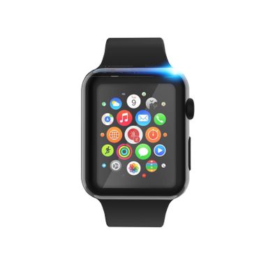 Green Lion Matte Tempered Glass Compatible for Apple Watch 45mm - Clear