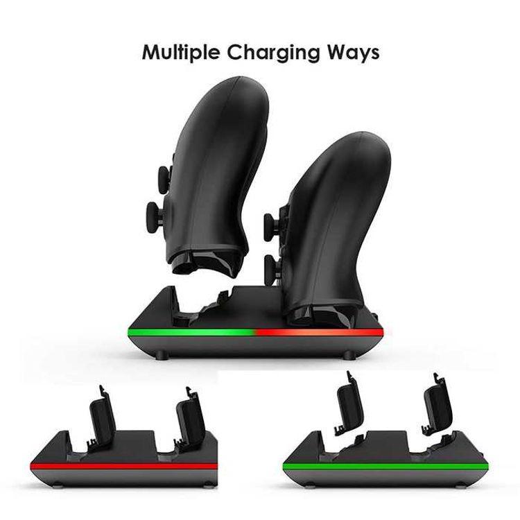 GameSir Dual Charging Dock Charger Station for Xbox Series X/S Controller, Controller Charger with 2 X 600mAh Rechargeable Battery - Black