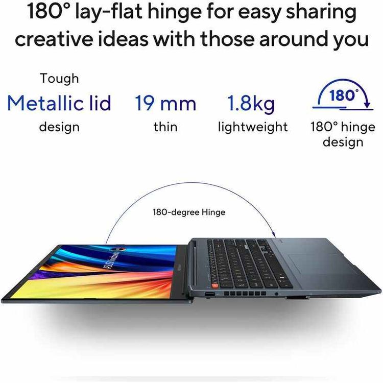 الكمبيوتر المحمول ASUS Vivobook Pro 15 i9 - أزرق هادئ