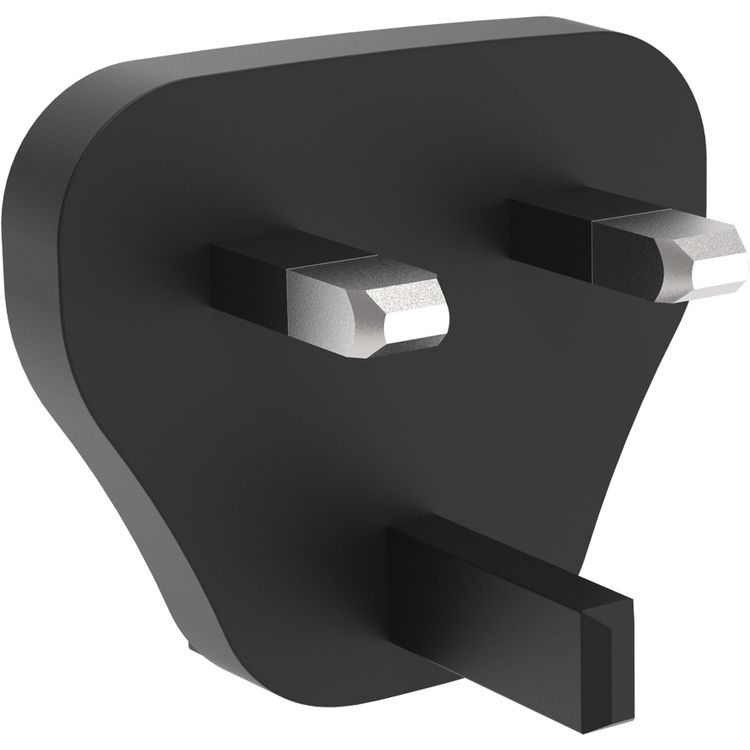  Porodo 10000mAh PPS Wall Charger Power Bank with Integrated Type-C & Lightning Cable, PD 20W, 22.5W USB-A Output, 10W Lightning, Simultaneous Charging - Black