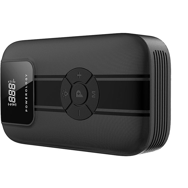 باورولوجي جهاز بدء تشغيل مع ضاغط هواء - أسود