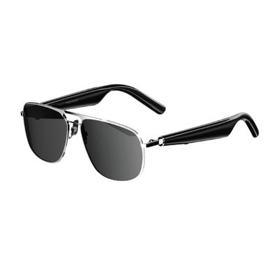 Green Lion Miami Smart Glasses, 85mAh Battery Capacity, Bluetooth Version 5.3, Magnetic Charging Time, 70 Minutes Charging Time, 4-6 Hours Play Time - Black