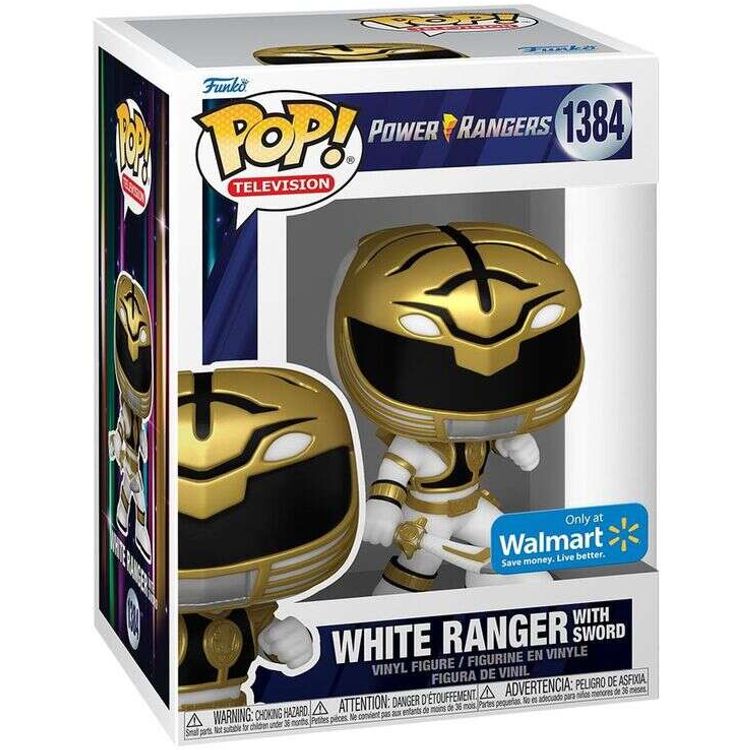 Funko Toys Power Ranger 30th White Ranger with Sword