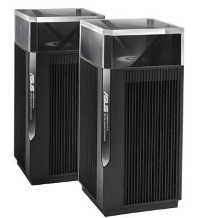 نظام ASUS Zenwifi Pro ET12 للواي فاي الشبكي بالكامل - (عبوة من قطعتين) - أسود