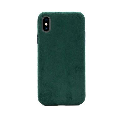 جراب بورودو ألكانتارا الخلفي من ماركة بورودو لهاتف آيفون أكس أس ماكس - أخضر