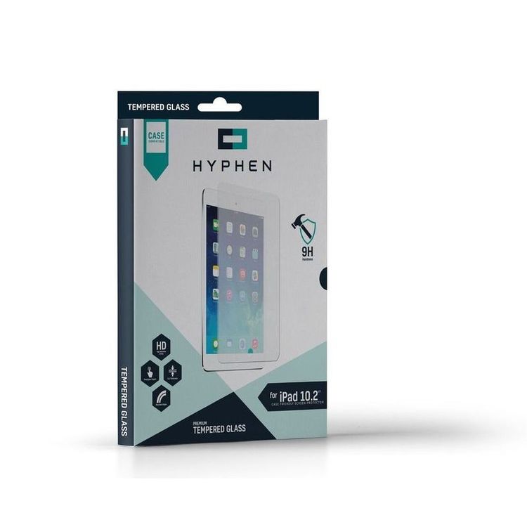 Hyphen Case Friendly Tempered Glass - iPad 10.2-Inch - Clear
