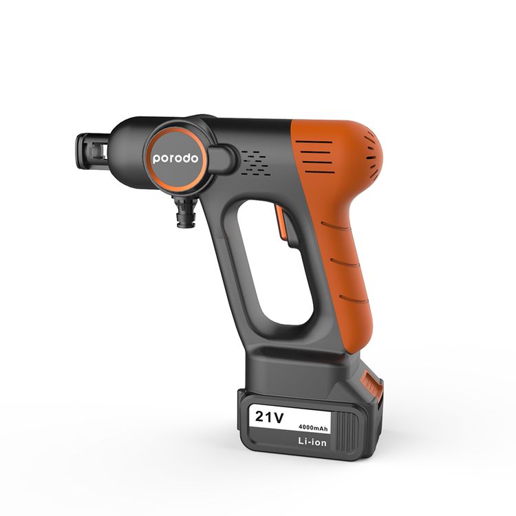 ماكينة غسيل السيارات المحمولة من بورودو - برتقالي/أسود 