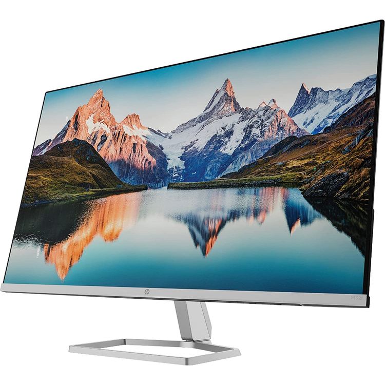 HP Monitor M32F Full HD IPS (31.5 Inch) - Silver Black - 32 Inch