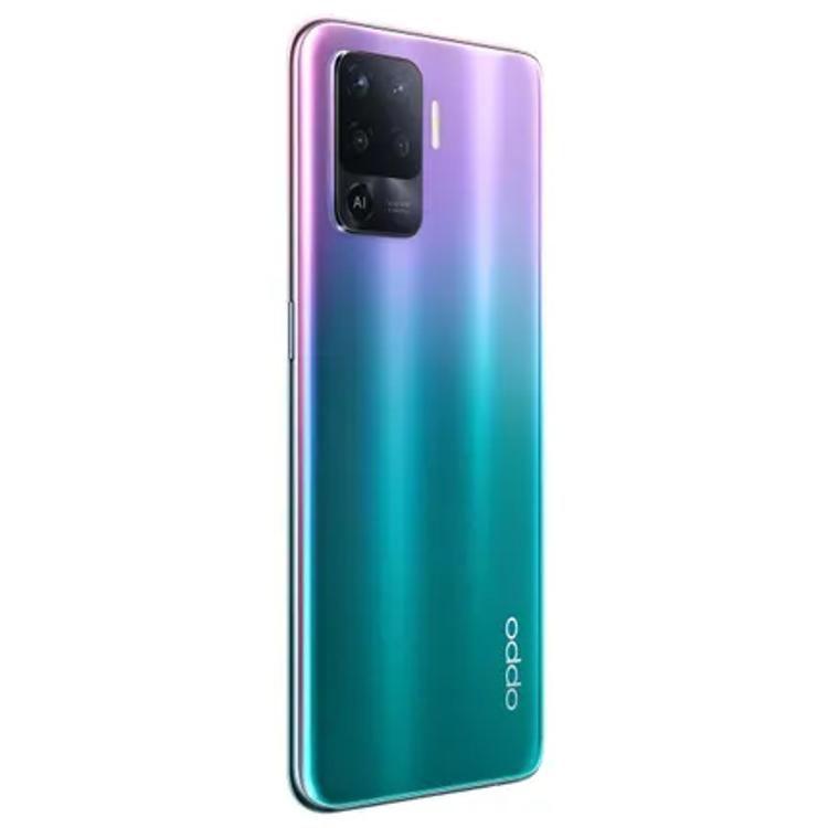 OPPO A94 Dual SIM Fantastic Purple 8GB RAM 128GB 4G LTE, 48 MP AI Quad Camera,Ai Color Portrait Video - Middle East Version